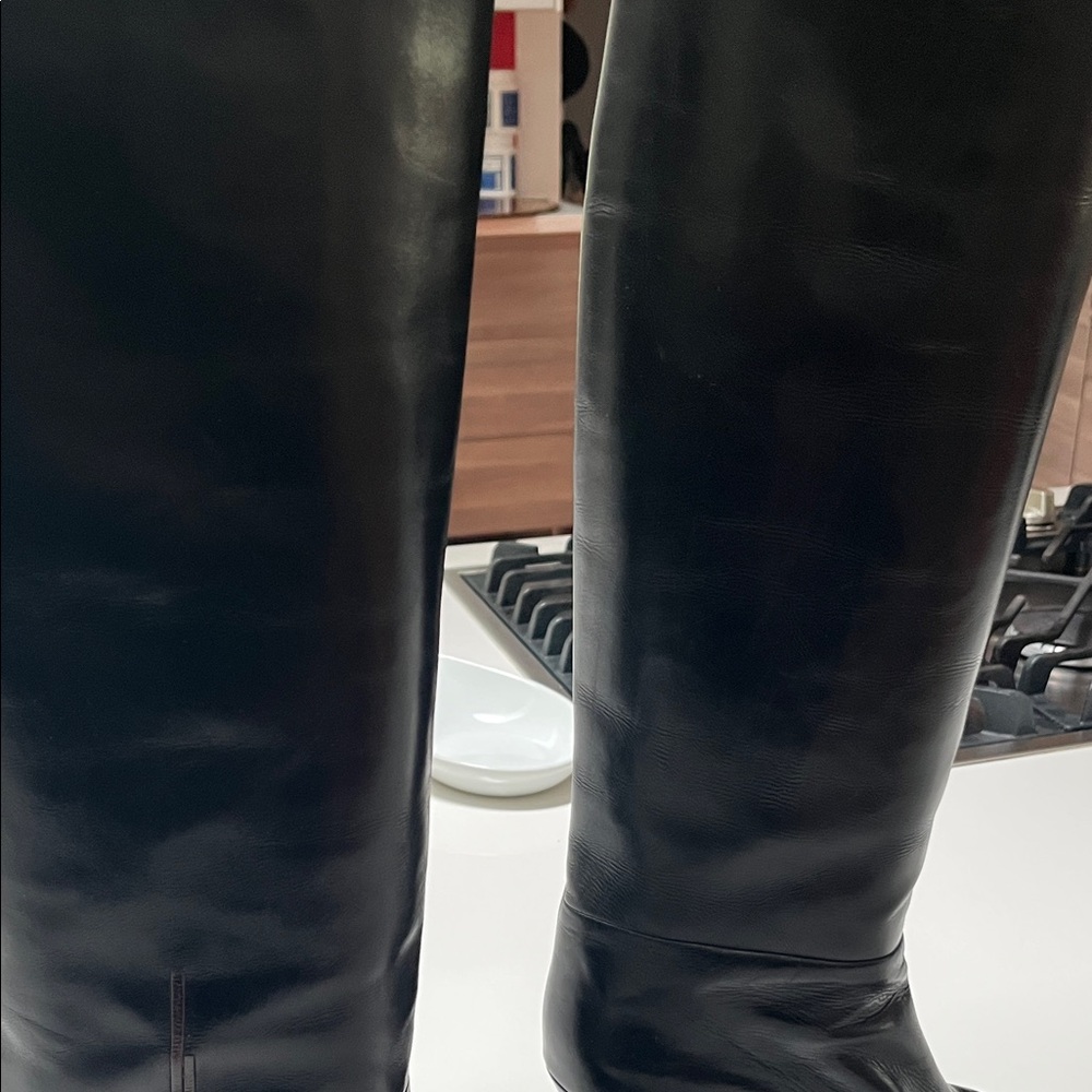Sleek Black Over the Knee Boots